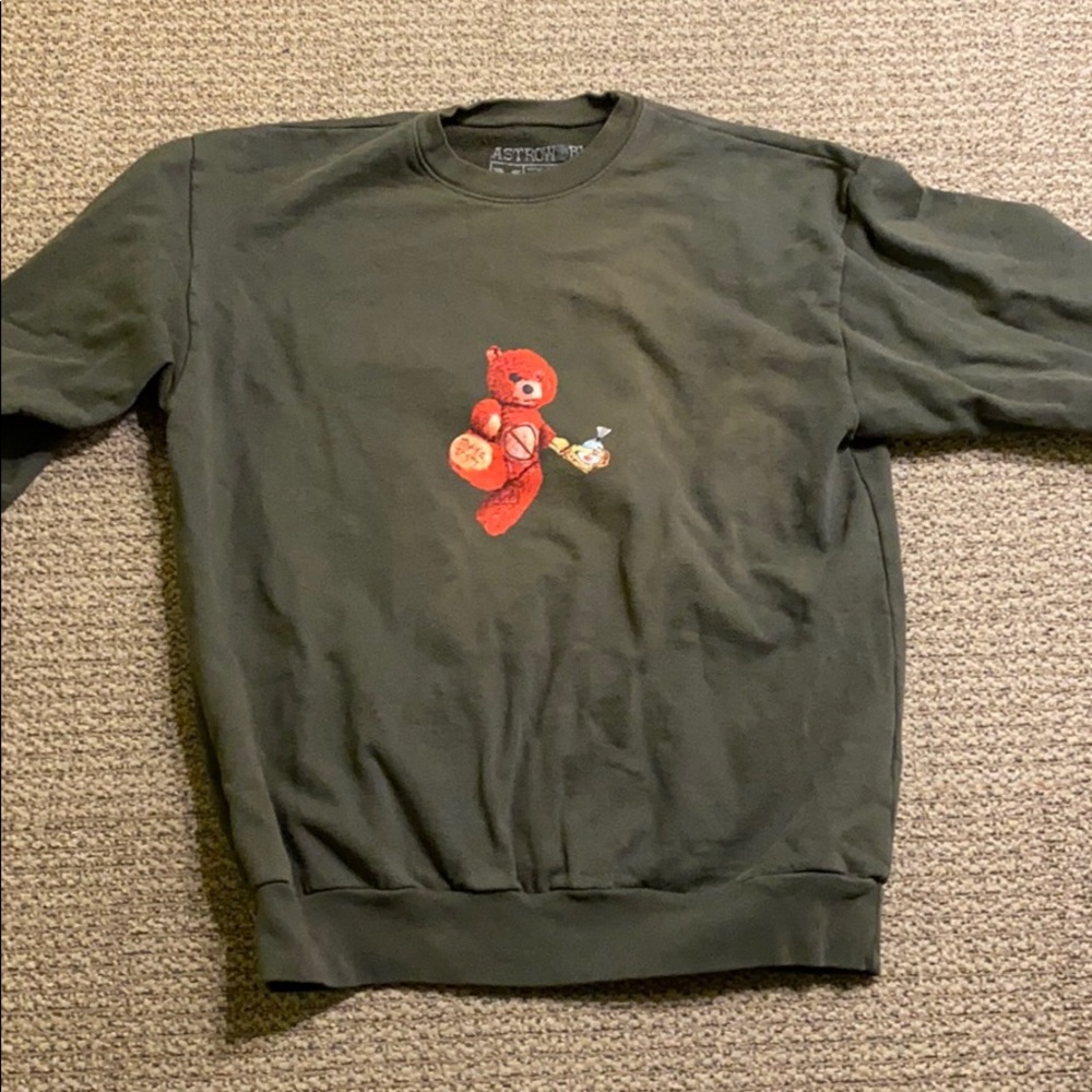 ASTROWORLD teddy bear crew neck